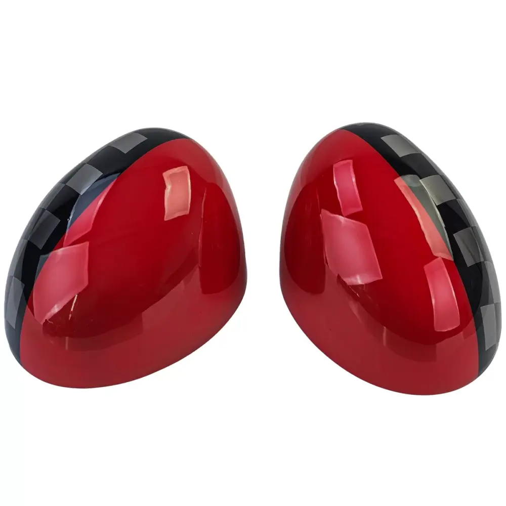 Calotte Specchietti Rosso Nero per Mini F54 F55 F56 F57 2013-2018