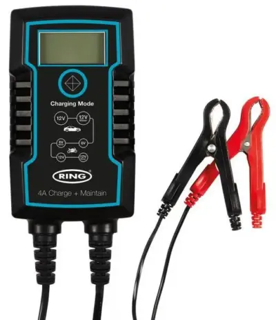 Caricabatteria e mantenitore di carica batteria intelligente 6-12V 4A