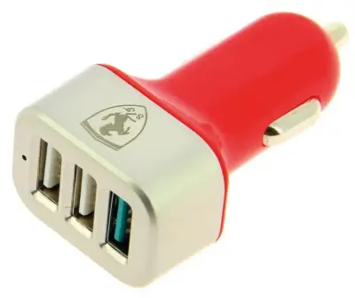 Caricabatterie Auto Multiplo 3 Porte USB Ricarica Veloce 4.1A