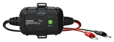 Caricabatterie mantenitore carica batteria 12V 2A montaggio diretto auto moto