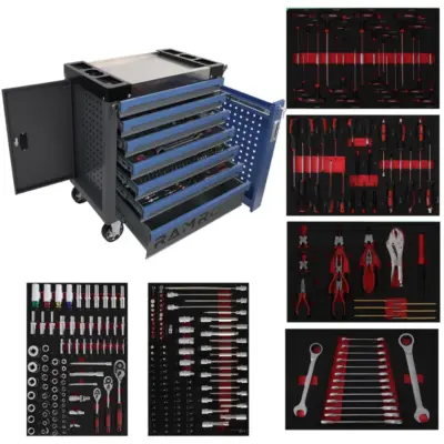 Carrello Attrezzi Officina Multifunzione Completo Universale