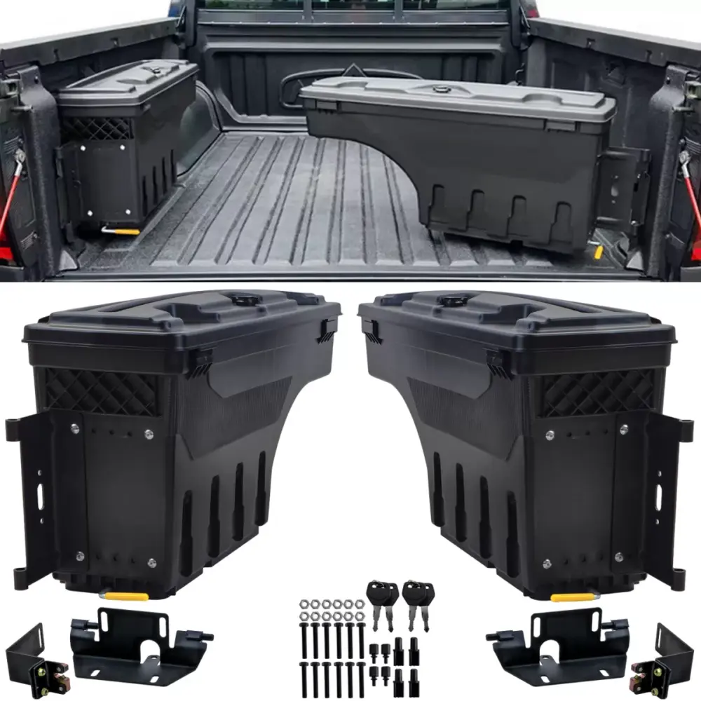 Cassette Portaoggetti in ABS con Serratura Dx e Sx per Ford Ranger T9