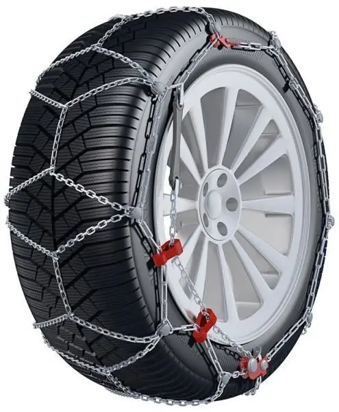 Catene da neve acciaio antiscivolo pneumatici auto montagna inverno