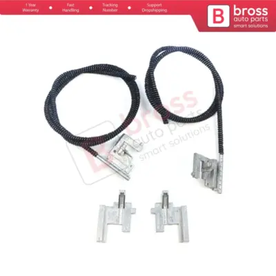Cavi Guida Tetto Apribile Elettrico con Staffe Metallo per Renault Clio MK2