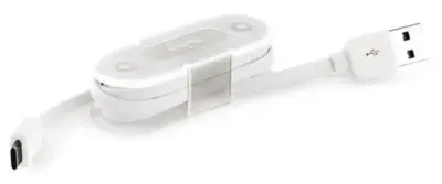 Cavi ricarica e sincronizzazione USB micro USB reversibili bianchi accessori