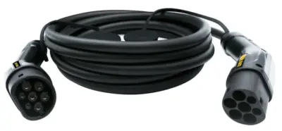Cavo ricarica auto elettrica monofase tipo 2 16A lunghezza 5 metri