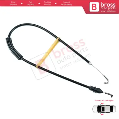 Cavo Sblocco Serratura Porta Anteriore Interna 55 cm per Skoda Octavia MK1 1U