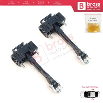 Cerniera Battuta Fermo Porta Posteriore 2 Pezzi per Volvo S40 V50 C30 MK2 544