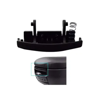 Cerniera Bracciolo Nera per Volkswagen Golf 4 Polo Bora Passat B5