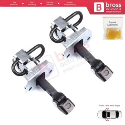 Cerniera Fermaporta 2 Pezzi Anteriore per BMW 3 E46 Coupe Cabrio 2000-2006
