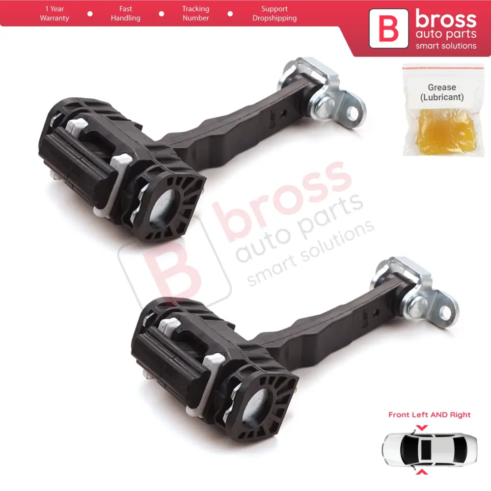 Cerniera Fermaporta Anteriore 2 Pezzi per Alfa Romeo 159 939 2004-2011