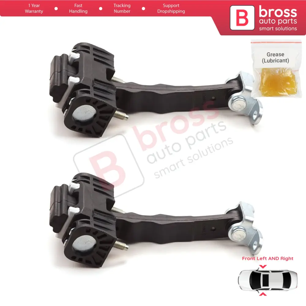 Cerniera Fermaporta Anteriore 2 Pezzi per Alfa Romeo 159 939 2004-2011