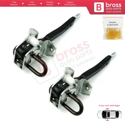 Cerniera Fermaporta Anteriore 2 Pezzi per BMW Serie 5 E39 1995-2004 4/5 Porte