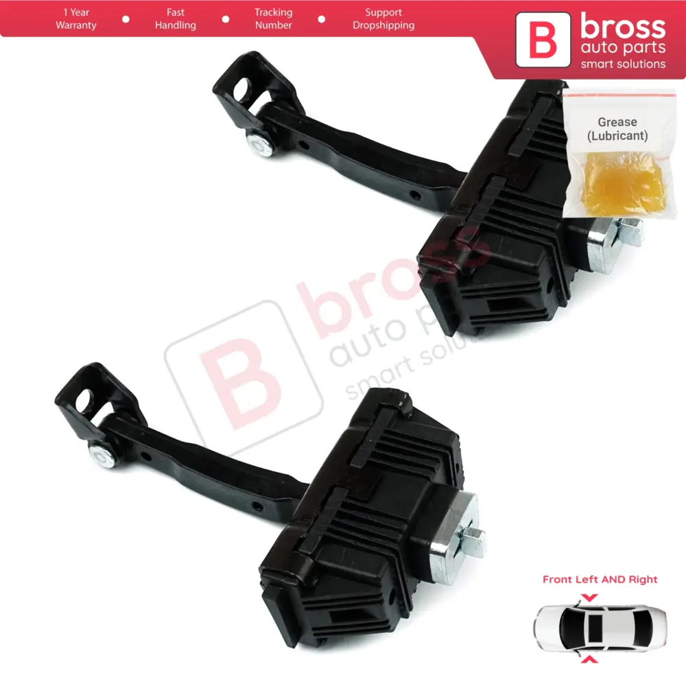 Cerniera Fermaporta Anteriore 2 Pezzi per BMW X5 E53 1999-2006