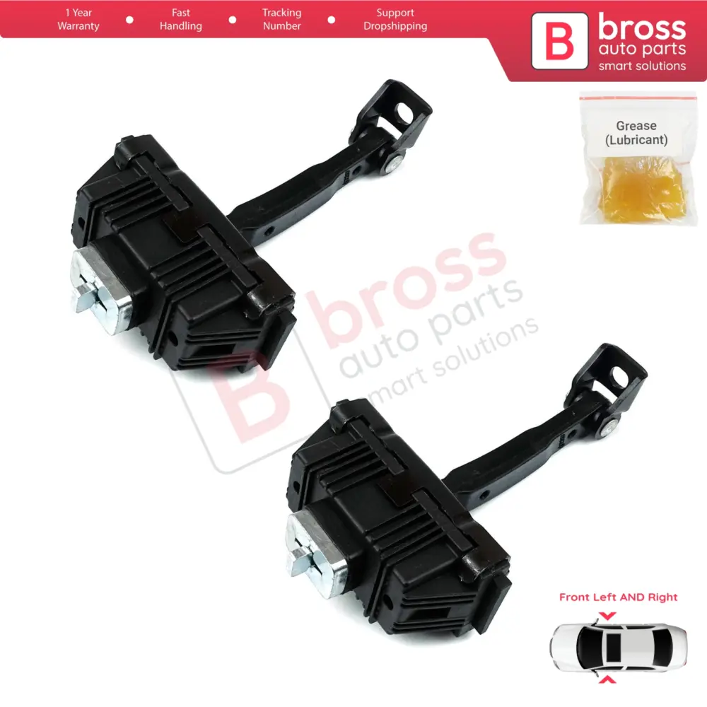 Cerniera Fermaporta Anteriore 2 Pezzi per BMW X5 E53 1999-2006