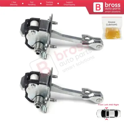 Cerniera Fermaporta Anteriore 2 Pezzi per Citroën C3 MK2 Sc A51 2009-2016