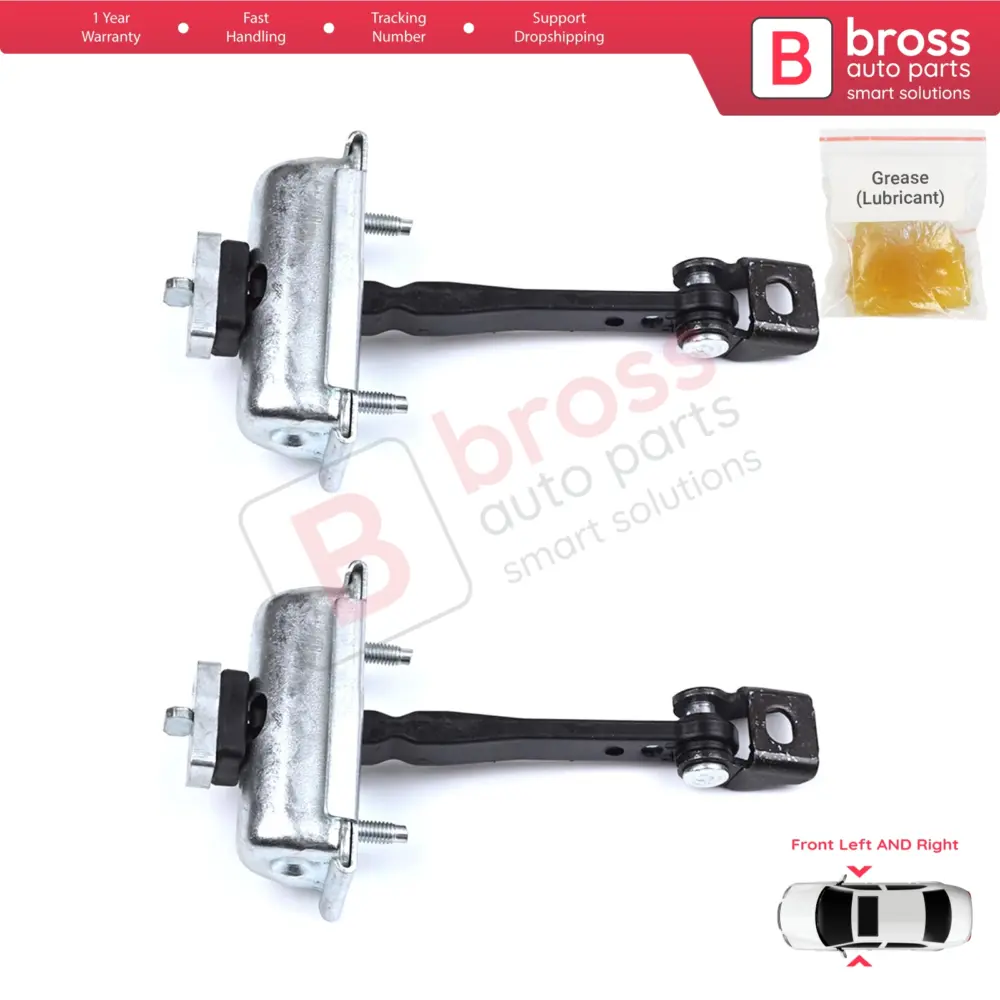 Cerniera Fermaporta Anteriore 2 Pezzi per Citroën C3 MK3 Peugeot 208 MK1 5