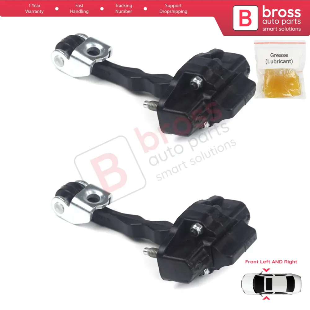 Cerniera Fermaporta Anteriore 2 Pezzi per Fiat Doblo 263 Citroen Nemo Peugeot