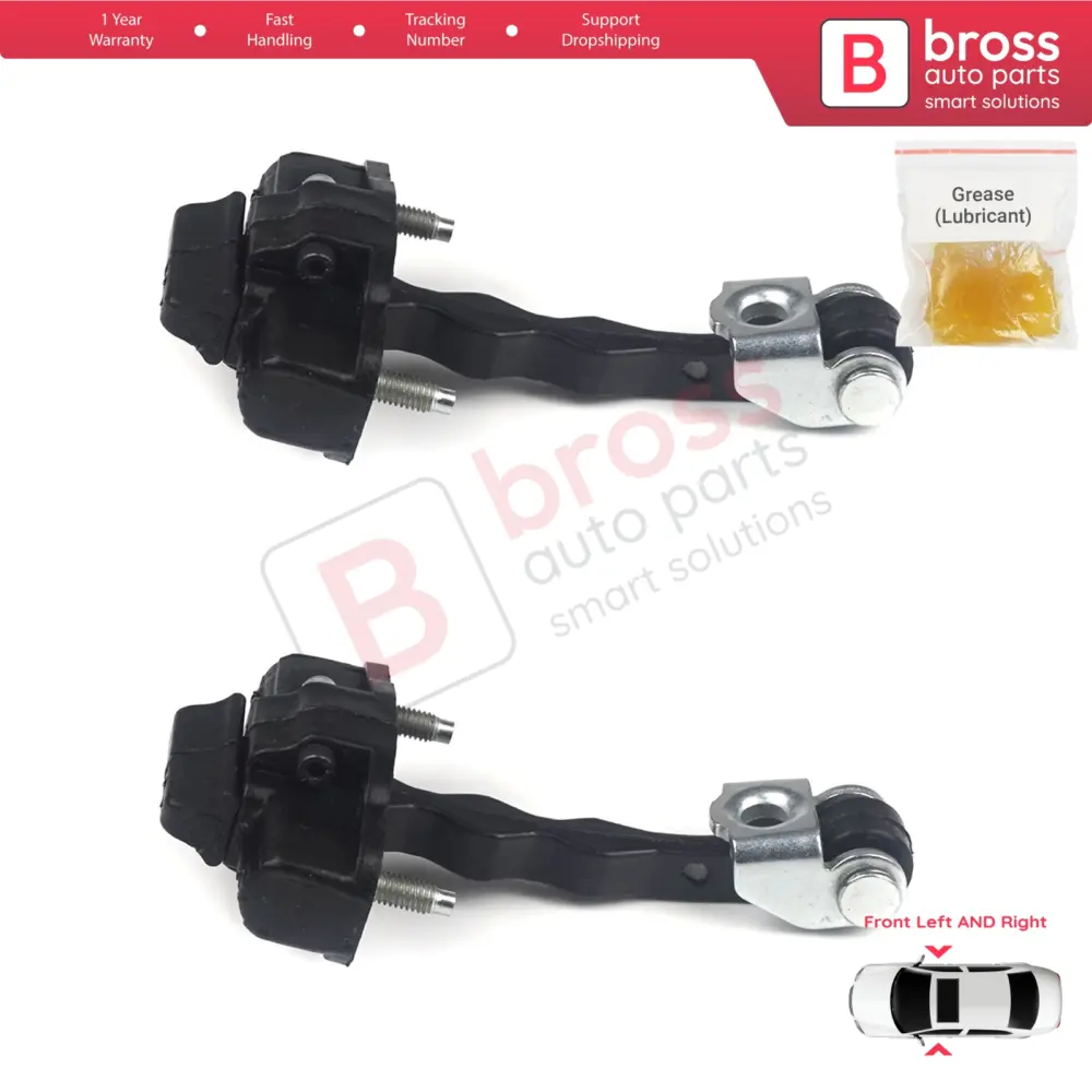 Cerniera Fermaporta Anteriore 2 Pezzi per Fiat Doblo 263 Citroen Nemo Peugeot