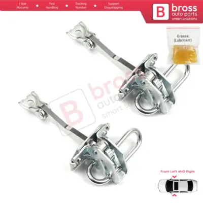 Cerniera Fermaporta Anteriore 2 Pezzi per Fiat Idea Lancia Musa 350 2004-2012