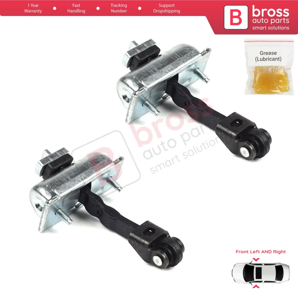 Cerniera Fermaporta Anteriore 2 Pezzi per Ford Transit Custom V362 MK1 2012-2023