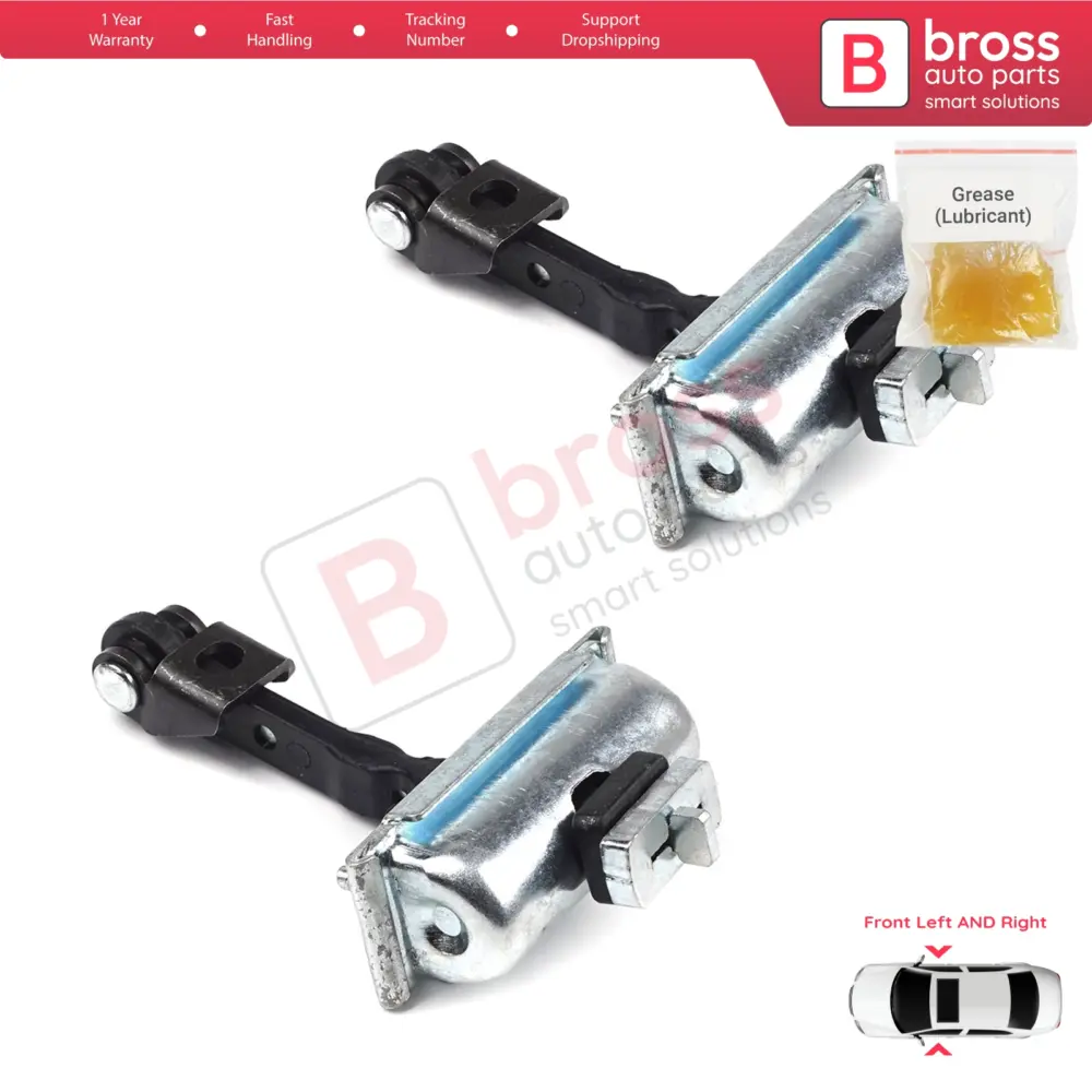 Cerniera Fermaporta Anteriore 2 Pezzi per Ford Transit Custom V362 MK1 2012-2023