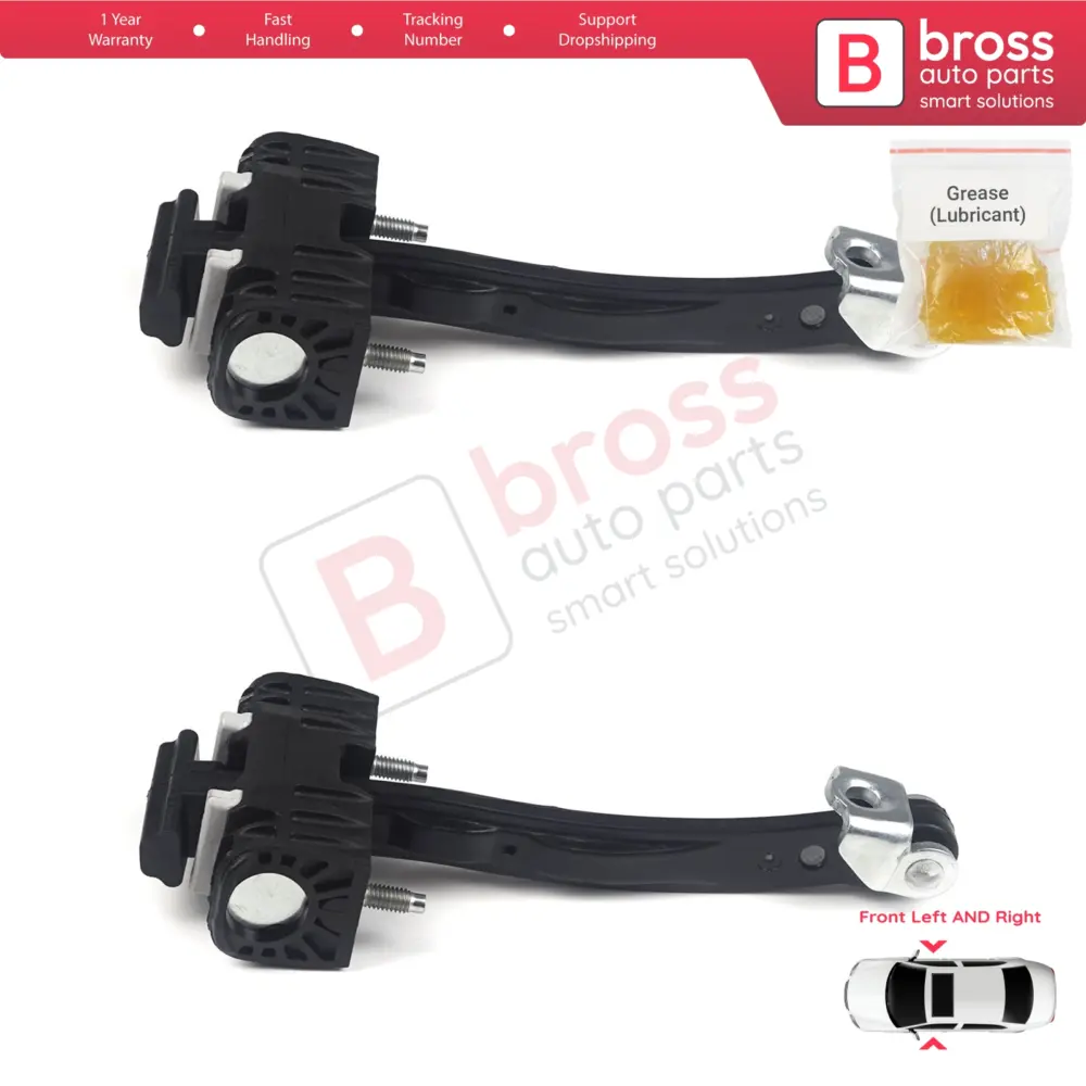 Cerniera Fermaporta Anteriore 2 Pezzi per Opel Insignia a (5160264)