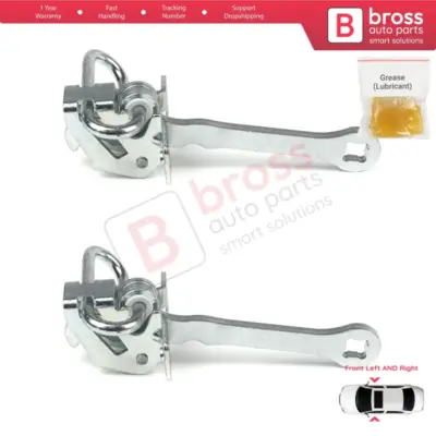 Cerniera Fermaporta Anteriore 2 Pezzi per Opel Omega B 1994-2003 Catera