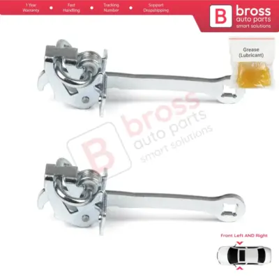 Cerniera Fermaporta Anteriore 2 Pezzi per Opel Vectra B 1995-2002