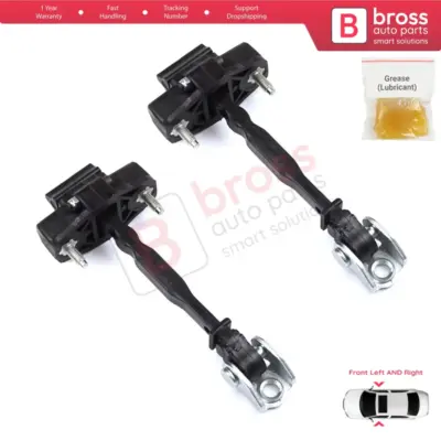 Cerniera Fermaporta Anteriore 2 Pezzi per Peugeot 2008 E-2008 MK2 Opel Mokka B