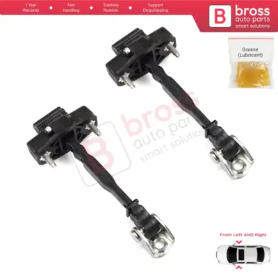 Cerniera Fermaporta Anteriore 2 Pezzi per Peugeot 208 E-208 Opel Corsa F