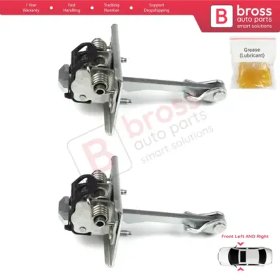 Cerniera Fermaporta Anteriore 2 Pezzi per Peugeot 308 MK1 2007-2013