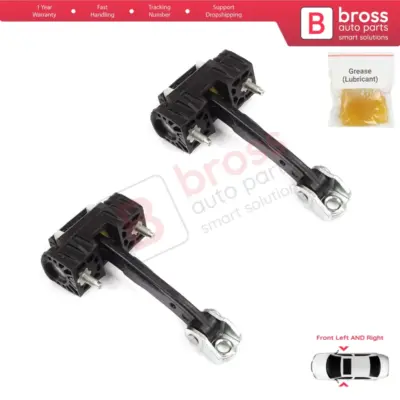 Cerniera Fermaporta Anteriore 2 Pezzi per Peugeot 407 6E 6D 2004-2011
