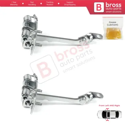 Cerniera Fermaporta Anteriore 2 Pezzi per Renault Kangoo MK1 Espace MK2