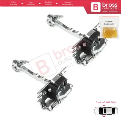 Cerniera Fermaporta Anteriore 2 Pezzi per Renault Laguna MK3 X91 2007-2015
