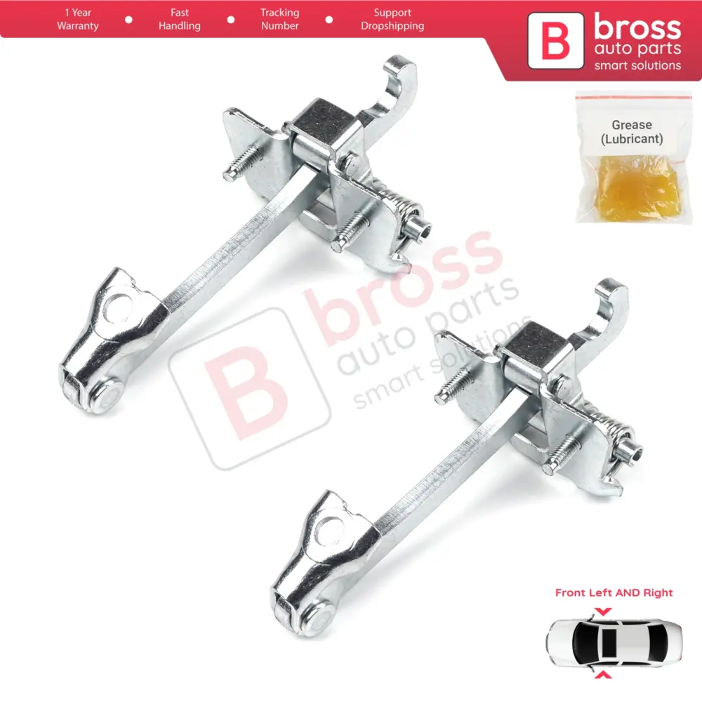 Cerniera Fermaporta Anteriore 2 Pezzi per Renault Master MK3 Opel Movano B MK2