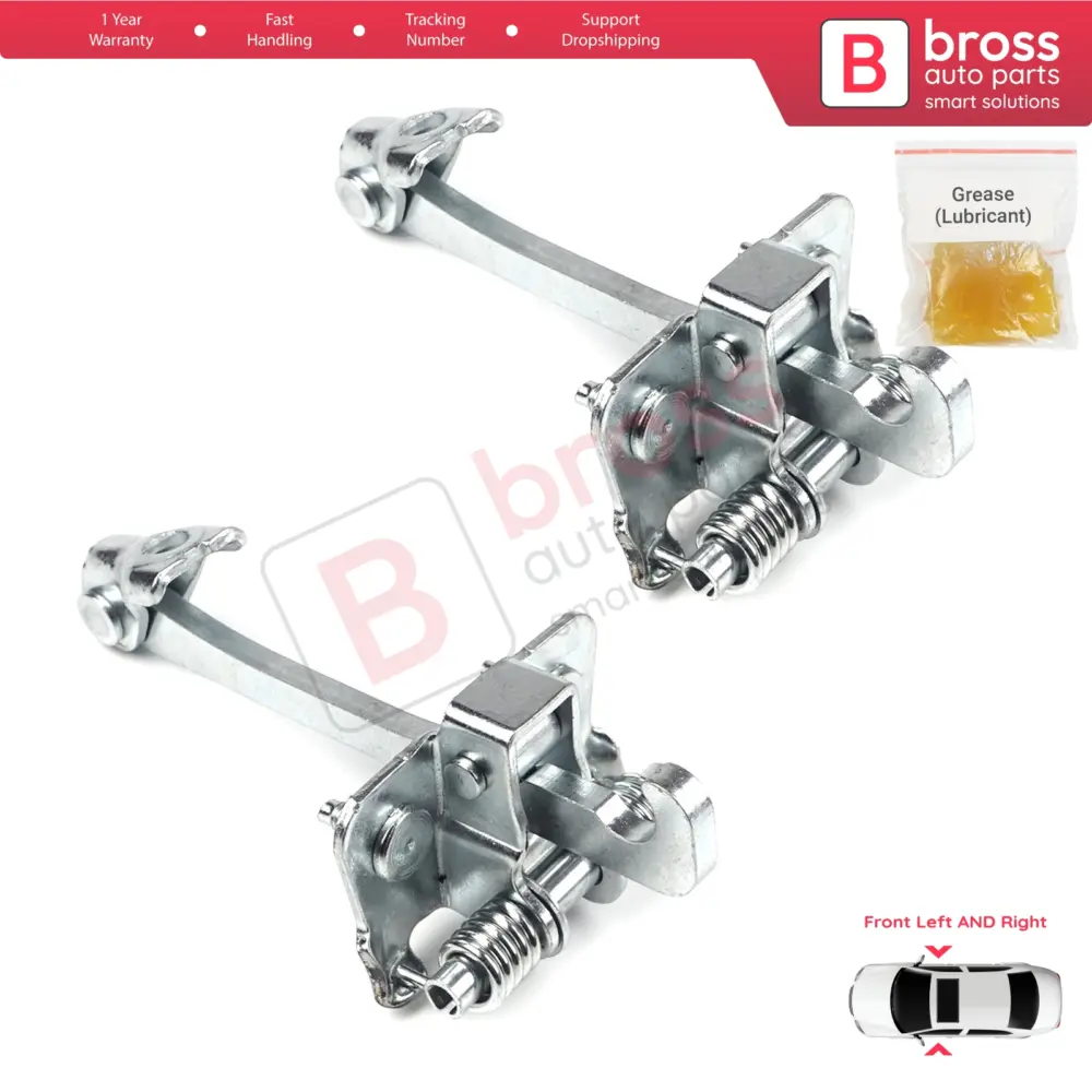 Cerniera Fermaporta Anteriore 2 Pezzi per Renault Master MK3 Opel Movano B MK2