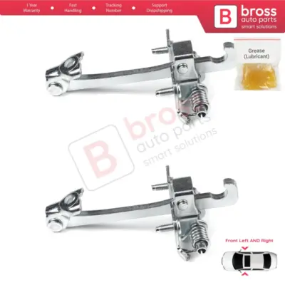 Cerniera Fermaporta Anteriore 2 Pezzi per Renault Master MK3 Opel Movano B MK2