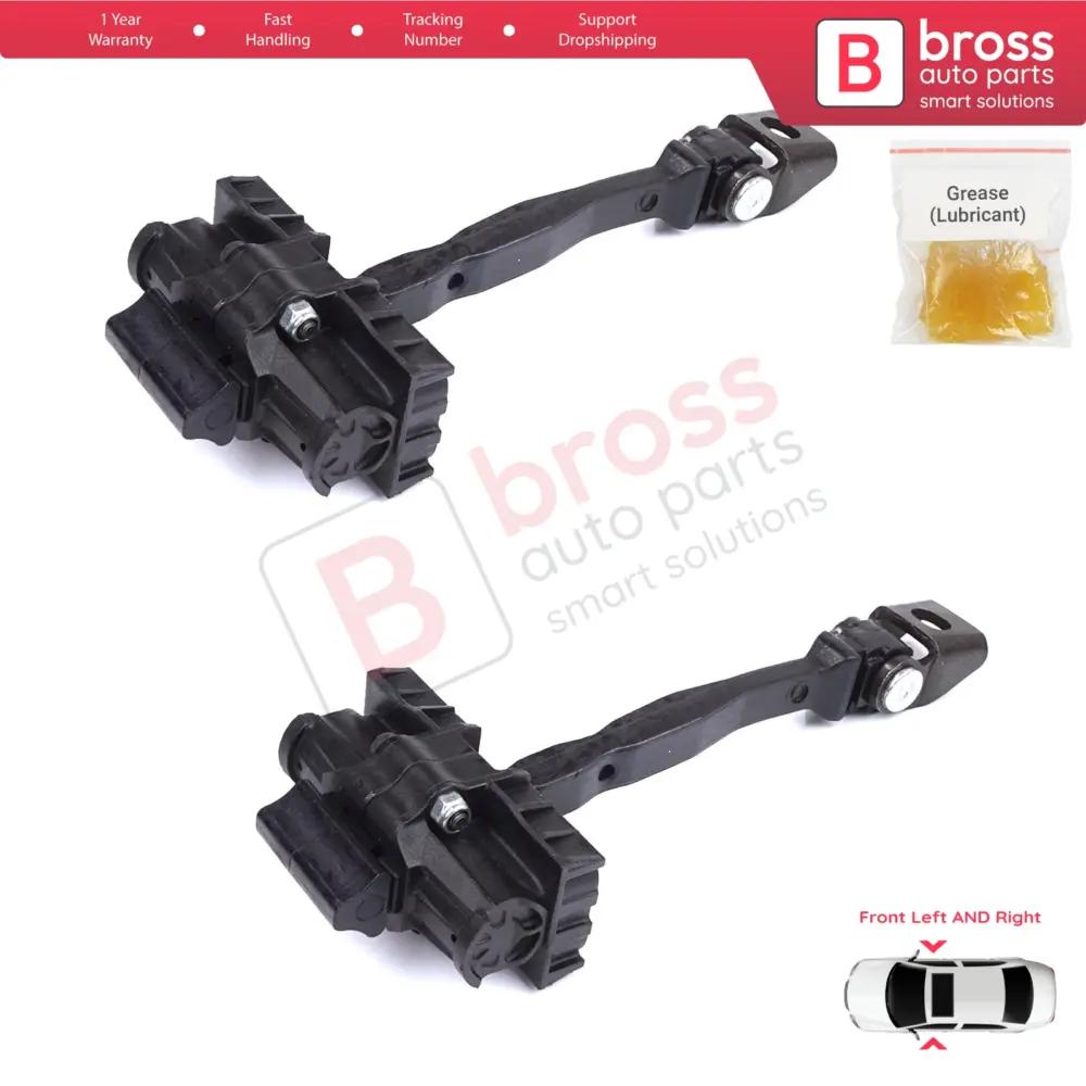 Cerniera Fermaporta Anteriore 2 Pezzi per Volkswagen T-cross C11 D31 2018>