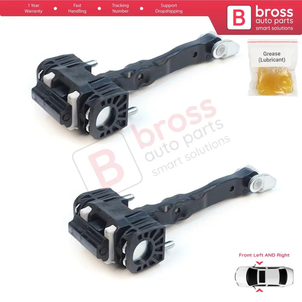 Cerniera Fermaporta Anteriore 2 Pezzi per Volvo S40 MK2 V50 C30 544 545