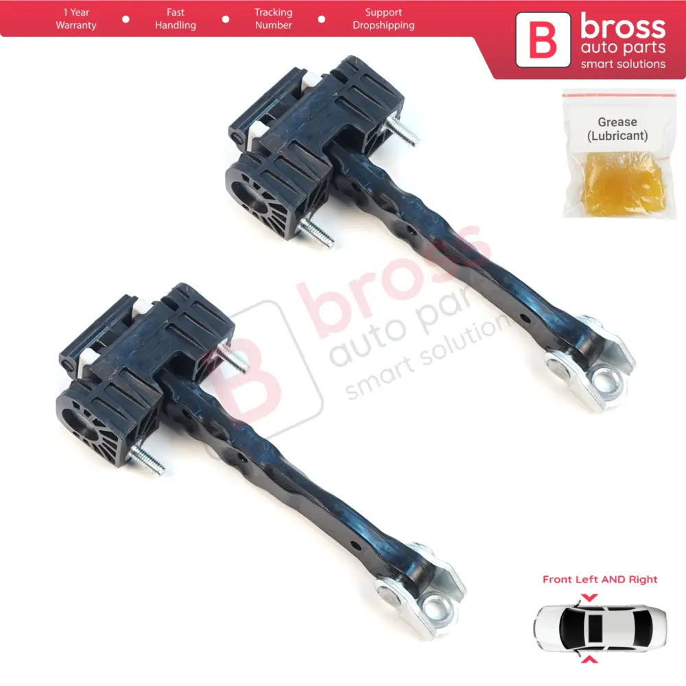 Cerniera Fermaporta Anteriore 2 Pezzi per Volvo S40 MK2 V50 C30 544 545