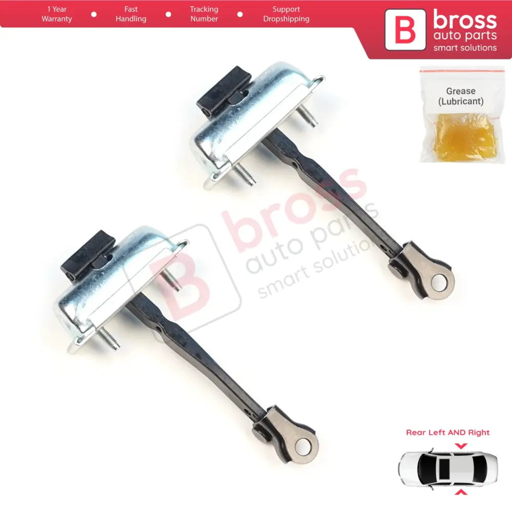 Cerniera Fermaporta Posteriore 2 Pezzi per Dacia Renault Duster MK3 2023-on