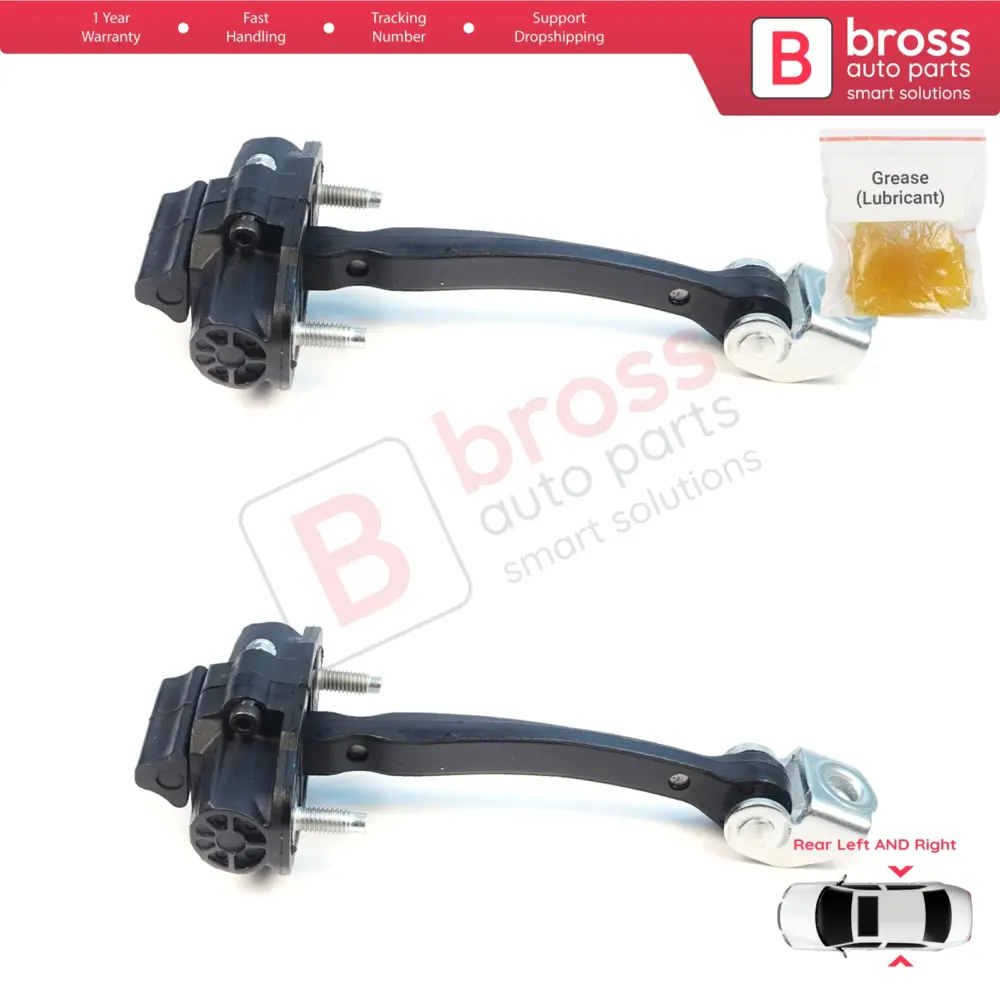 Cerniera Fermaporta Posteriore 2 Pezzi per Ford Ranger MK4 Ra 2022-on