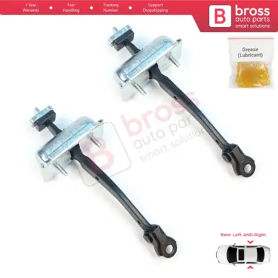 Cerniera Fermaporta Posteriore 2 Pezzi per Jeep Cherokee MK5 Kl 2014-2023