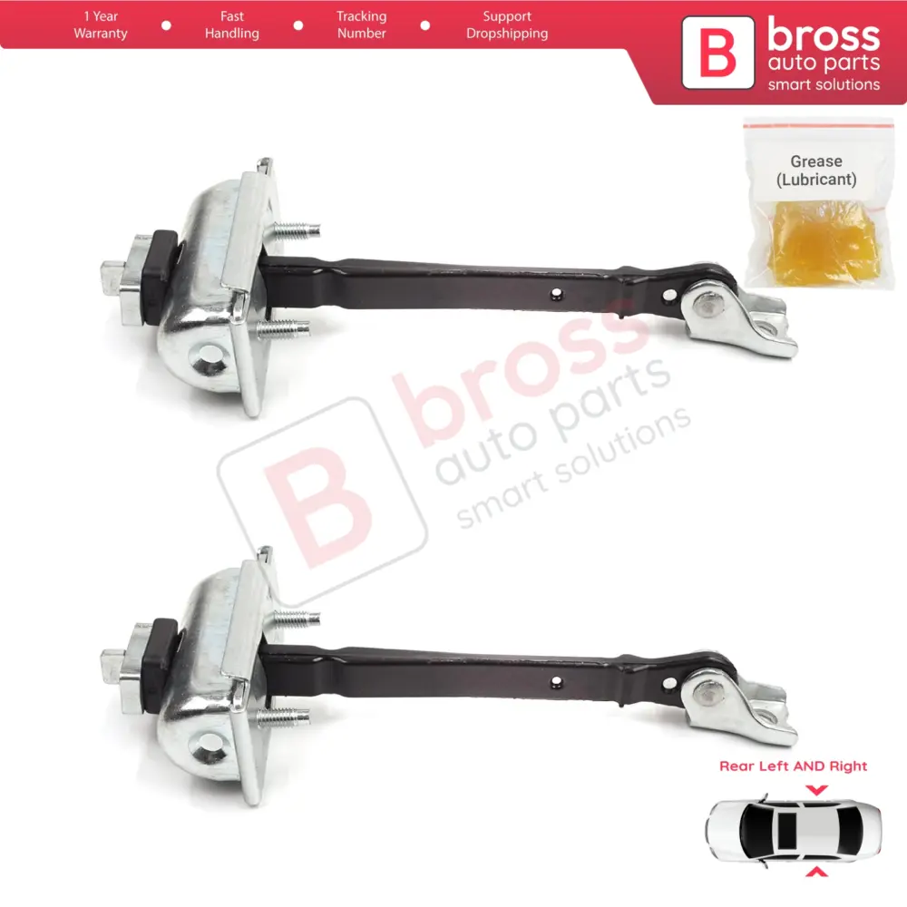 Cerniera Fermaporta Posteriore 2 Pezzi per Opel Astra J P10 MK6 2009-2015