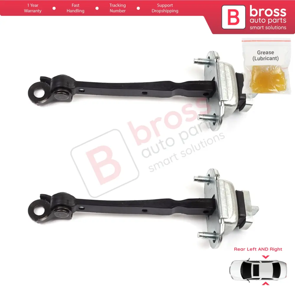 Cerniera Fermaporta Posteriore 2 Pezzi per Opel Mokka a J13 2013-2020