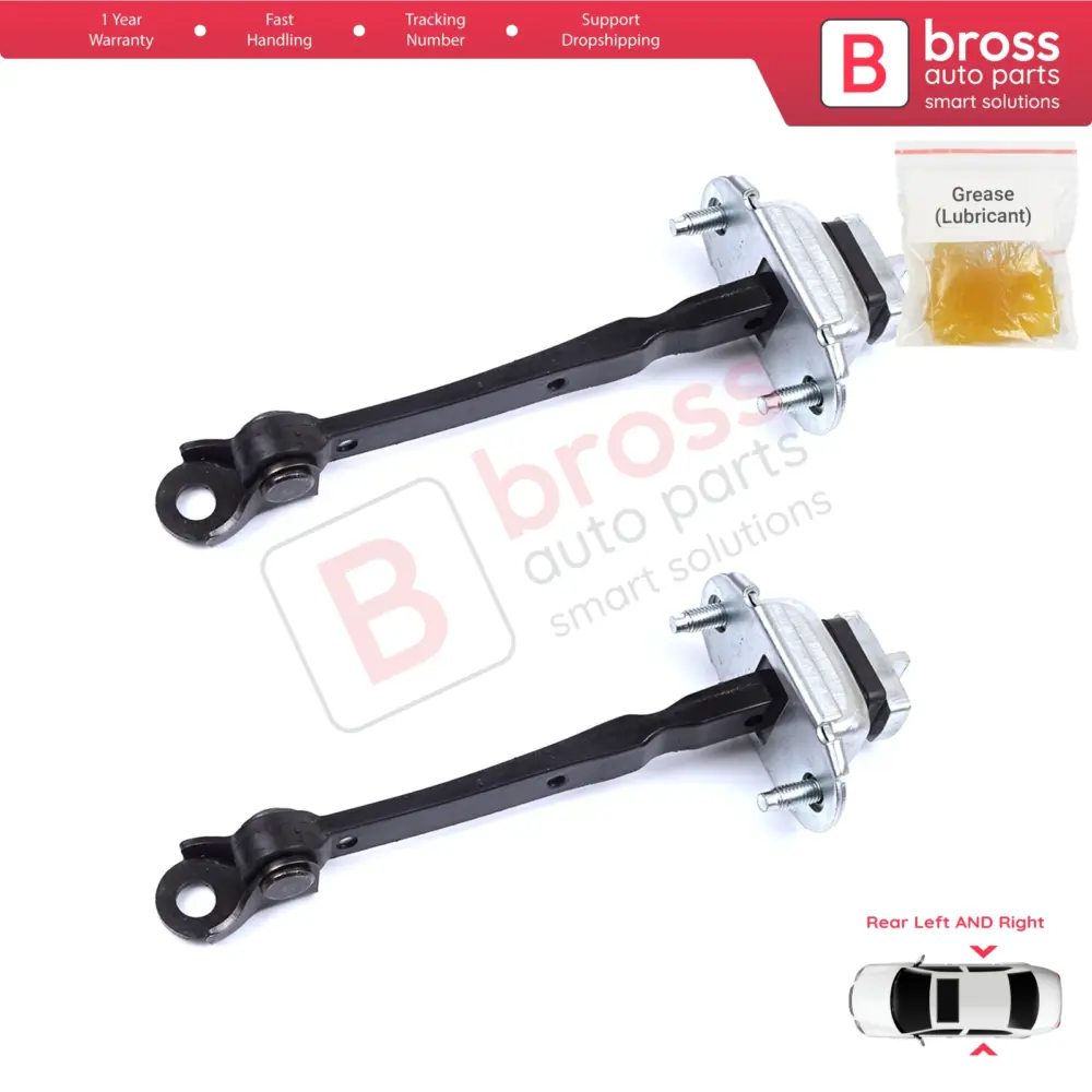 Cerniera Fermaporta Posteriore 2 Pezzi per Opel Mokka a J13 2013-2020