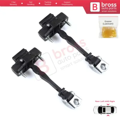Cerniera Fermaporta Posteriore 2 Pezzi per Peugeot 3008 MK2 Citroën C5