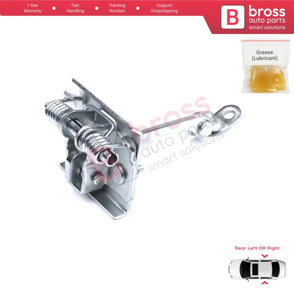 Cerniera Fermaporta Posteriore per Peugeot 607 9D 9U 1999-2010