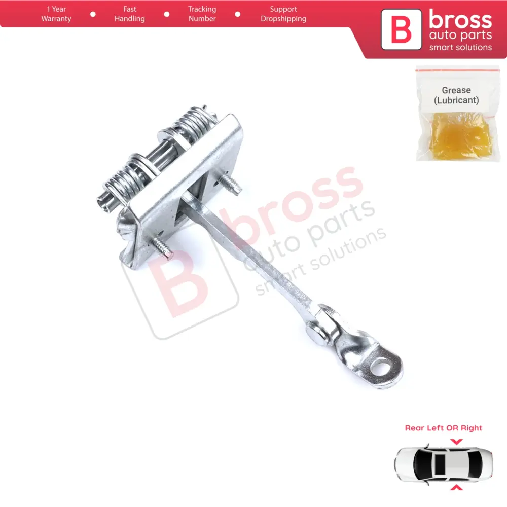 Cerniera Fermaporta Posteriore per Peugeot 607 9D 9U 1999-2010